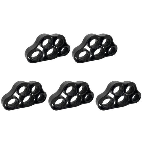 5-1PCS Silicone Finger Gripper Strengthener Trainer 6-80LB Elastic Hand Grip Finger Exerciser For Guitar/Patient Hand Trainer
