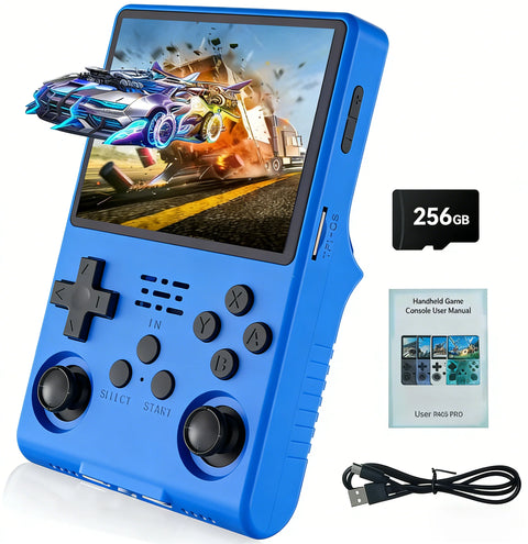 Retro Handheld Game Console R40S Pro Linux System 3.5 Inch IPS Screen Mini Portable Pocket Video Game Consola 256G Games Kid