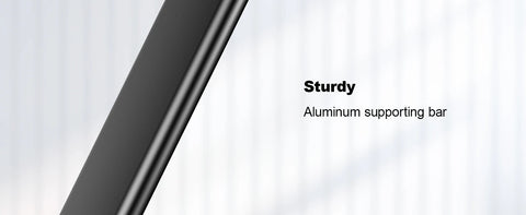 Headphone Stand Headset Holder Earphone Stand with Aluminum Supporting Bar Flexible Headrest ABS Solid Base for All Headphones