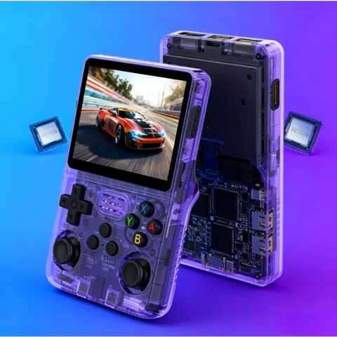 New R36S Retro Handheld Video Game Console System 3.5-inch IPS Screen Portable Pocket Video Player 128GB 20000+ Games Boy Gifts