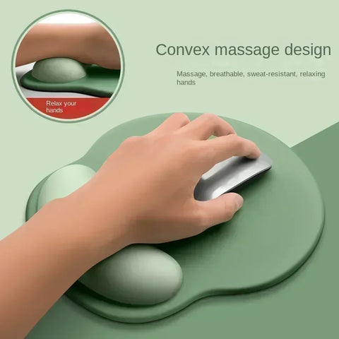 Gradient Mouse Pad Comfortable Wrist Support Non Slip Mice Mat Soft Mousepad Wrist Support Computer Silicone mouse pad