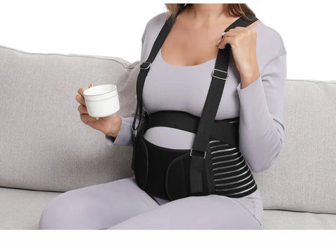Special Late Pregnancy Safety Belt Prenatal Abdominal Pregnant Women Support Belt Pregnant Women with Abdominal Shoulder Straps