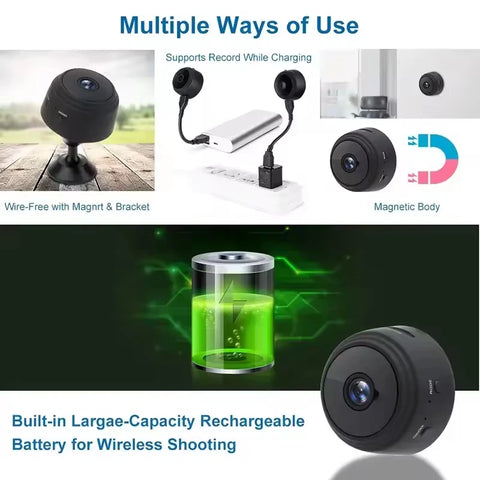A9 Camera HD Wireless Network WIFI Home Camera Outdoor Sports Night Vision Infrared Camera Wifi Mini Cameras Smart Home