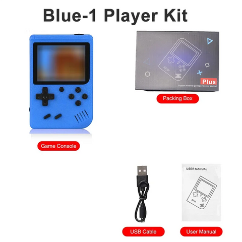 Built-in 400 FC Games with Portable Case Mini Retro Handheld Game Console 3.0 Inch LCD Screen Video Game Player Kids Boys Gift