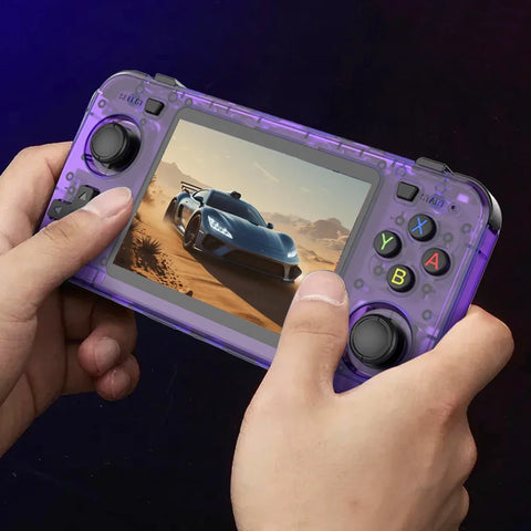 BOYHOM R36H Retro Video Game Console 3.5‘’ IPS Screen RK3326 3000 mAh Open Linux System Portable Player For Boys gift