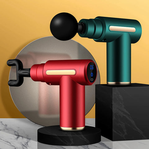Mini Fascia Massage Gun Muscle Massage Gun with 4 Attachments for Muscle Recovery & Pain Relief