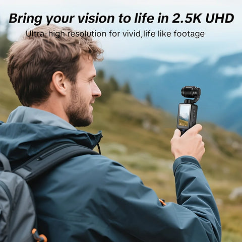 SKIG 1080P FHD Video Camera with 1.9" CMOS, USB Rechargeable, 180° Rotating Action Camcorder for Vlogging, Vlogging Camera
