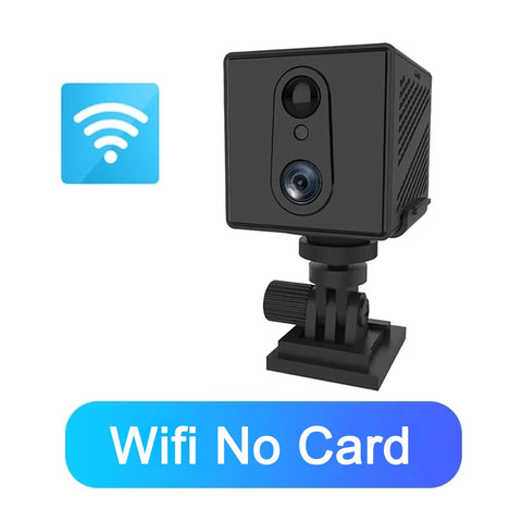 5MP Mini Camera 3000mAh Battery 64GB 4G SIM Card Surveillance Wifi Night Vision Motion Detection CCTV Two-way voice IP Camera