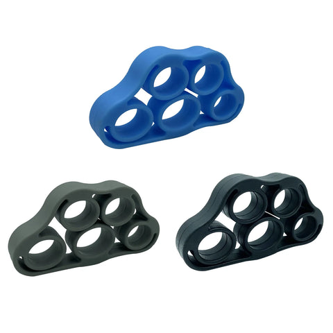 5-1PCS Silicone Finger Gripper Strengthener Trainer 6-80LB Elastic Hand Grip Finger Exerciser For Guitar/Patient Hand Trainer