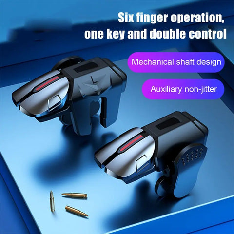 Gamepad Grip Trigger Fire Button Mobile Triggers Gamepad Controller Phone Gaming Controller Game Trigger for PUBG Joystick