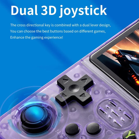 R36S Retro Game Console 64GB Handheld 3.5 Inch IPS Screen Portable Pocket Video Player 20000+ Games Consola Kid Gift
