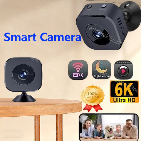 6K Mini Security Camera Wireless WiFi Monitoring Security Protection Remote Night Vision Surveillance Smart Home New