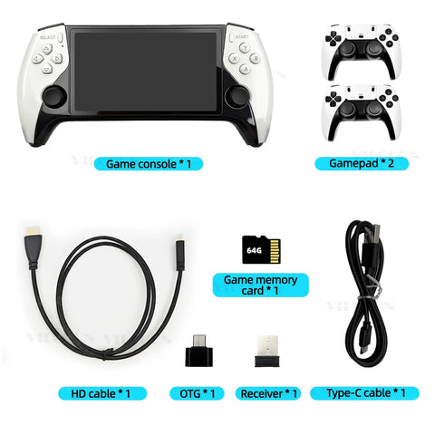 Portable Handheld Game Console 5inch Large Screen Game Player For PS1 GBA MAME Support FHD to TV Retro Game Machine Gift